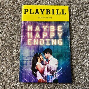 Maybe Happy Ending Broadway Playbill 2025 Darren Criss Helen J Shen OBC Origina